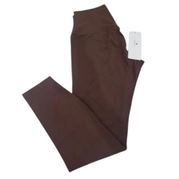 CRZ Yoga coffee brown Butterluxe yoga origin high-waist leggings size 10 NWT - Picture 7 of 10